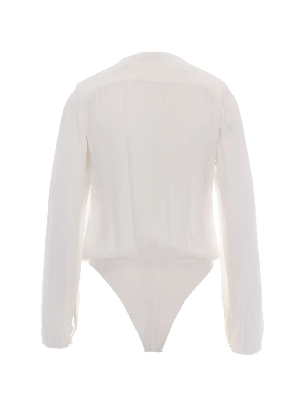 Elisabetta Franchi Gedrapeerde body met kettingdetail Wit