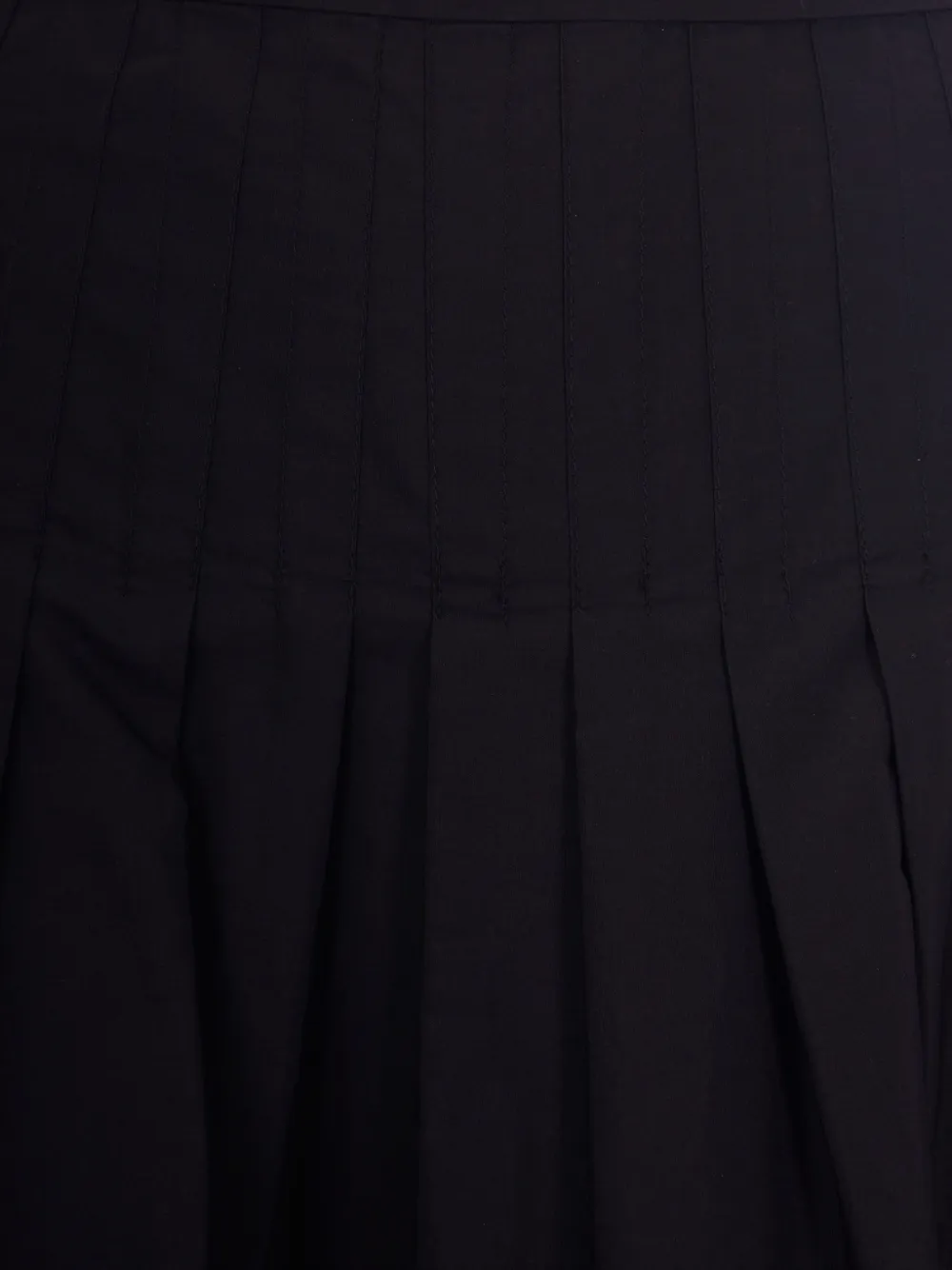 Max Mara Katoenen plooirok Zwart