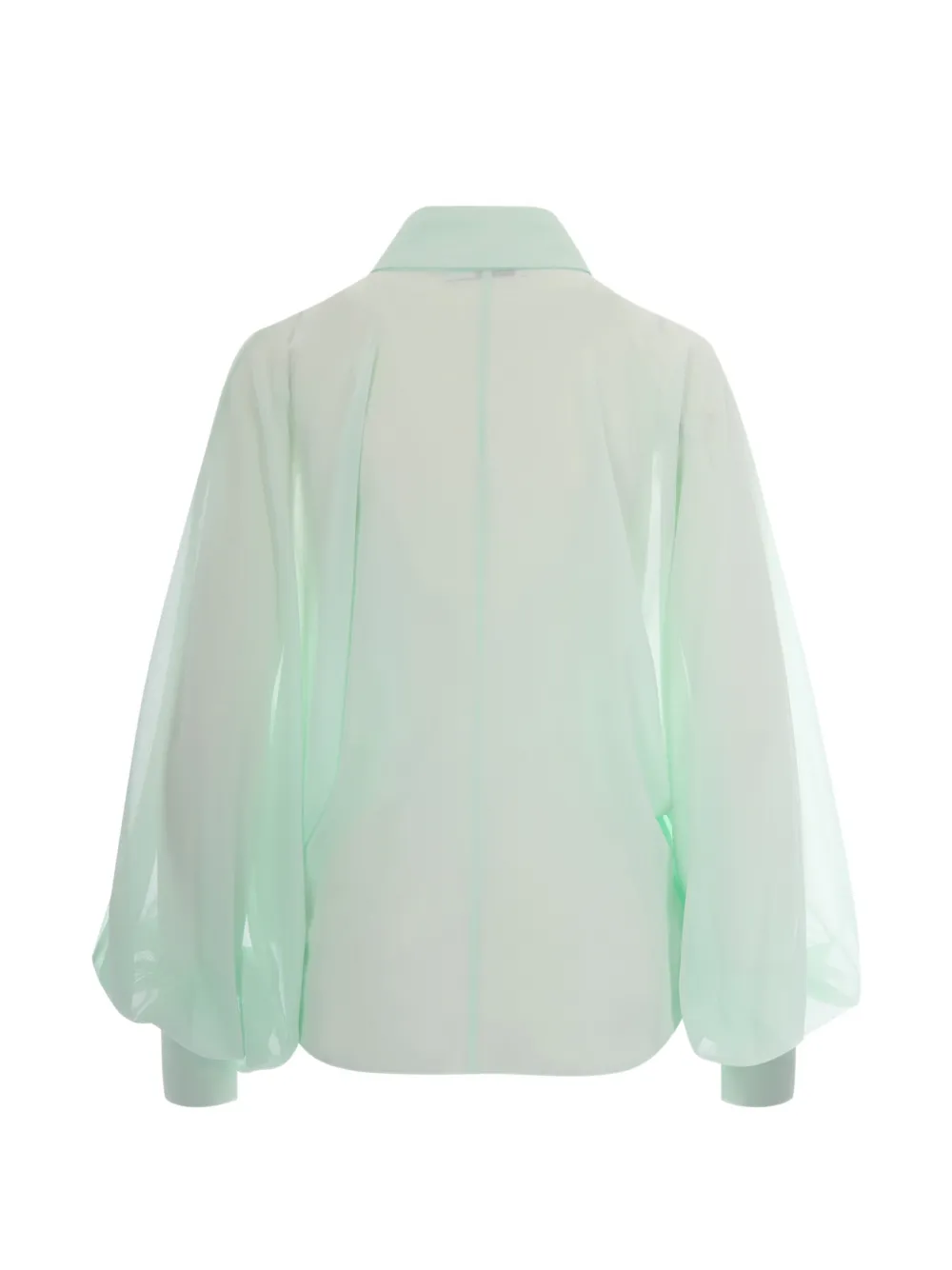 Patrizia Pepe Blouse met pofmouwen Groen