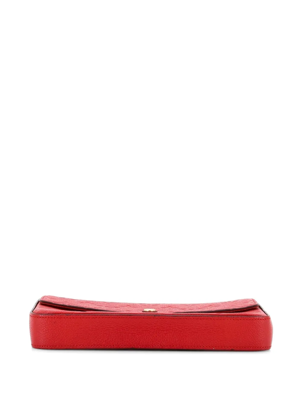 Louis Vuitton Pre-owned Felicie Pochette Monogram Empreinte Leather Crossbody Bag in Red, view 3