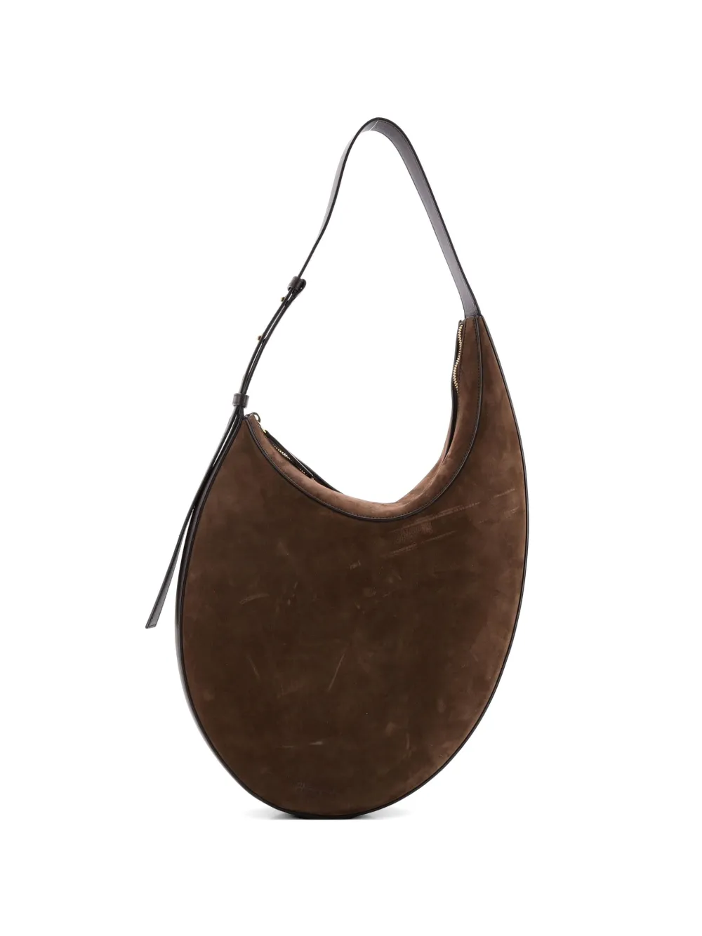 Bottega Veneta Pre-Owned Große Drop Schultertasche aus Wildleder - Braun