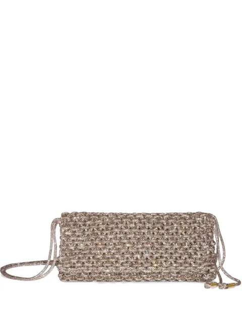 Hibourama Aurora crystal-embellished shoulder bag