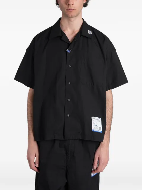Maison MIHARA YASUHIRO logo-patch short-sleeve shirt