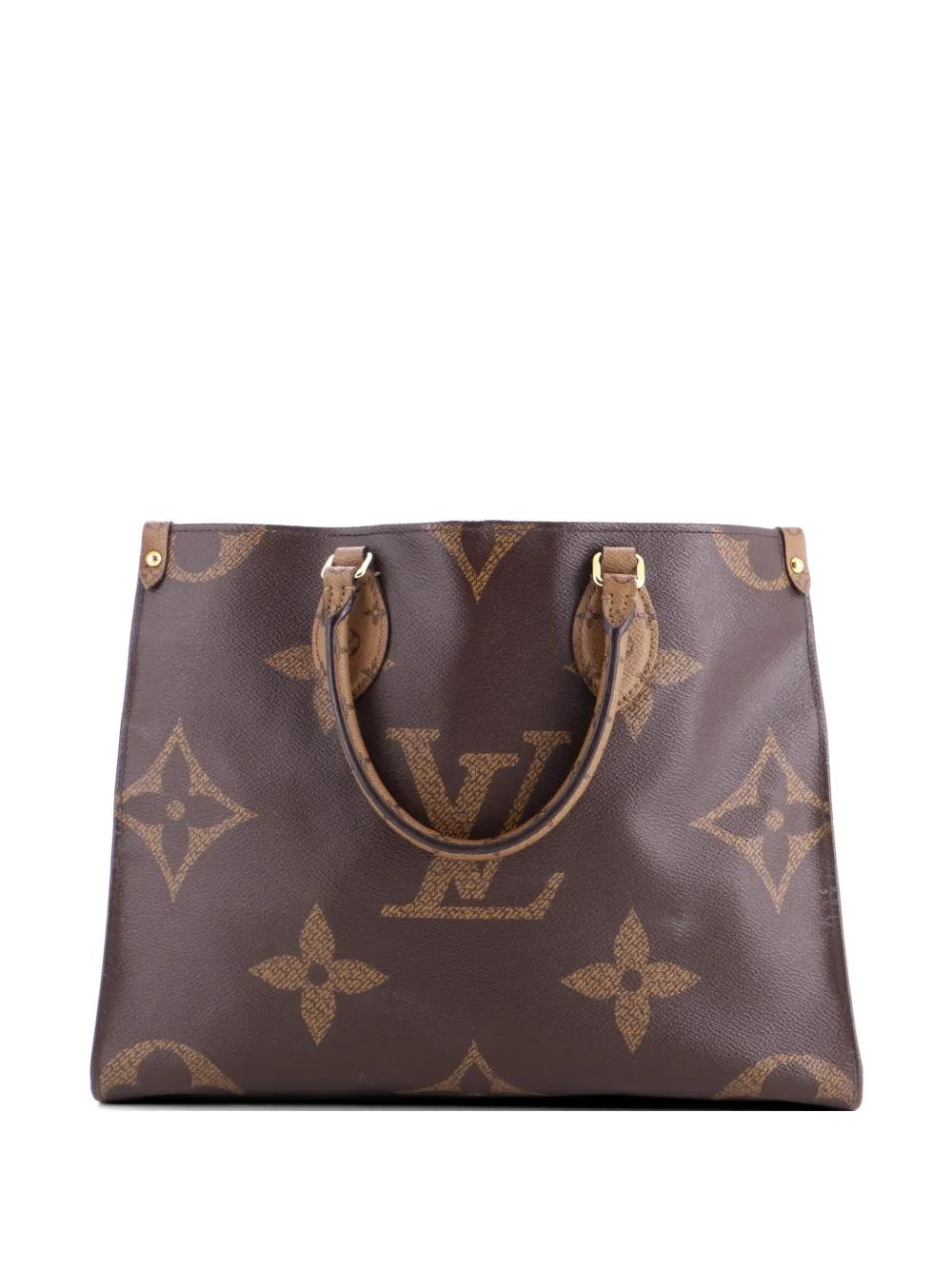 Louis Vuitton Pre-Owned Borsa tote OnTheGo Reverse Monogram Giant MM - Marrone
