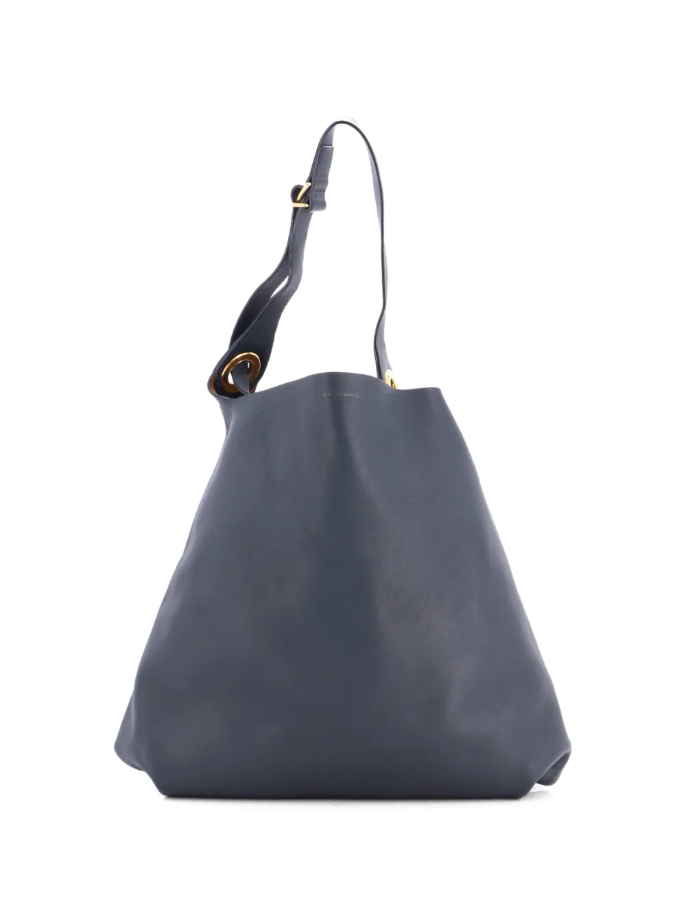 Burberry Pre-Owned Grommet Leather Medium hobo bag - Blu