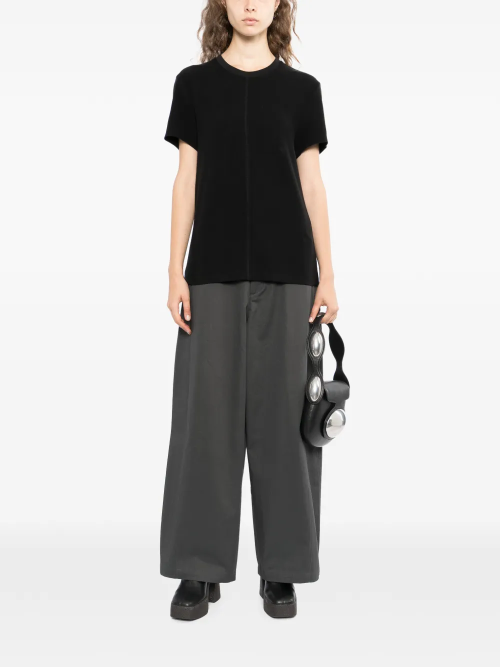 TEAM WANG design Reset T-shirt Zwart