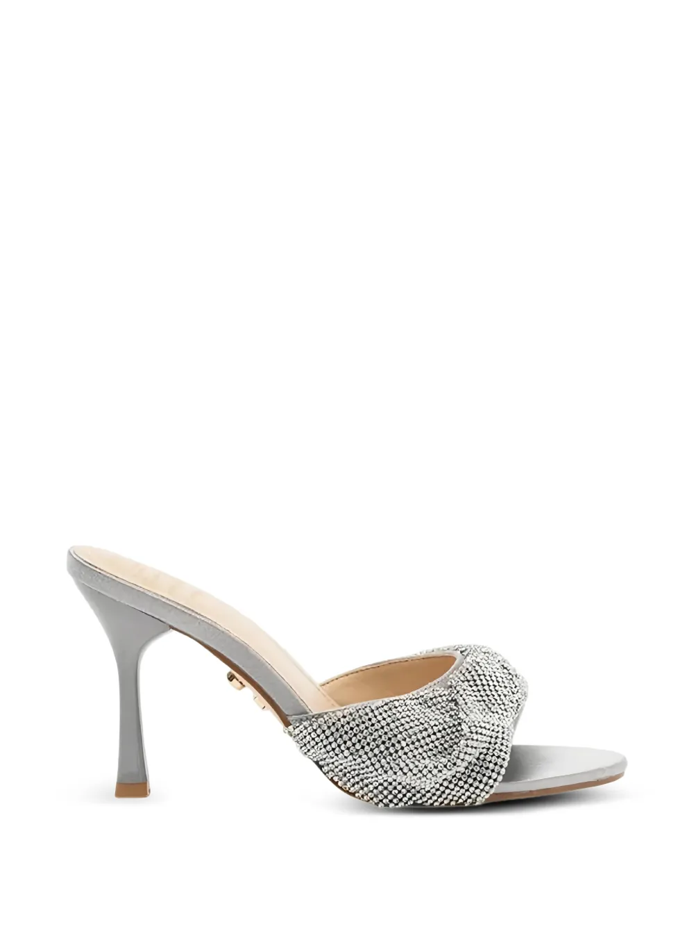 TWENTY FOURHAITCH Canberra sandalen verfraaid met kristal Zilver