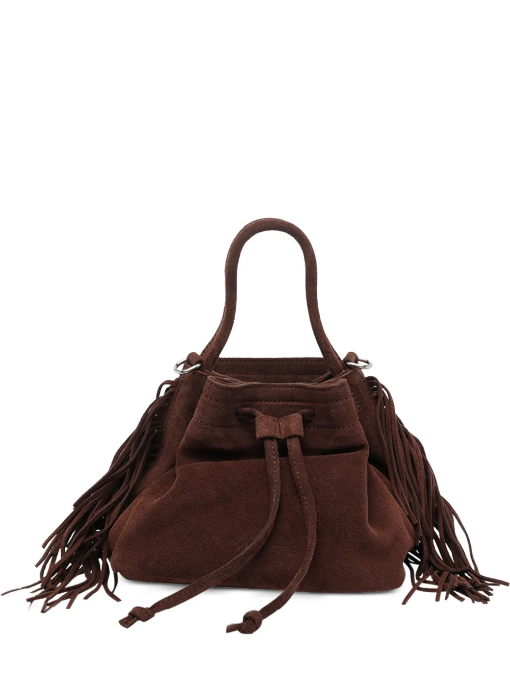 Vic Matie Sense fringe-detail shoulder bag - Marrone