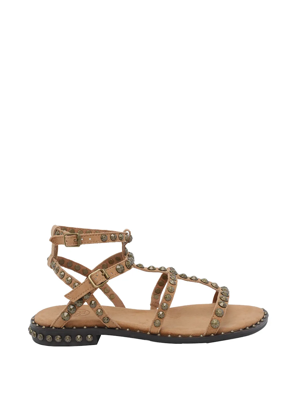 Ash Precious stud-embellished sandals Beige