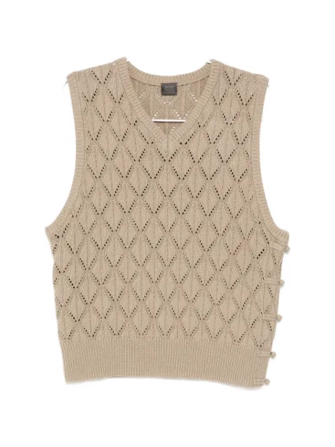 TEAM WANG design Reset knitted vest