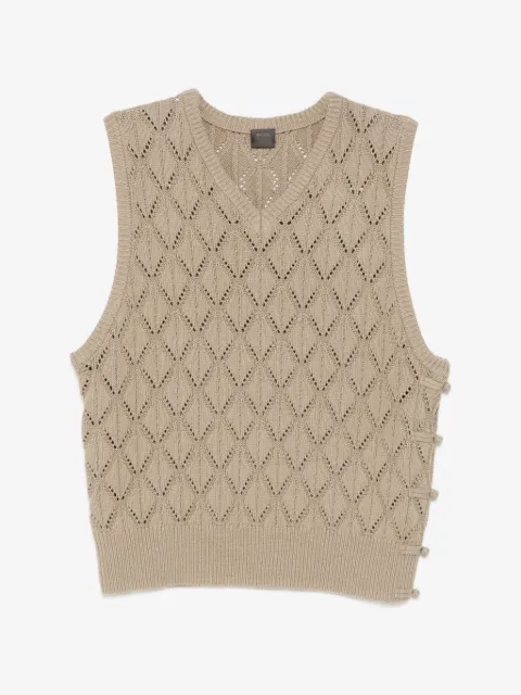 TEAM WANG design Reset knitted vest