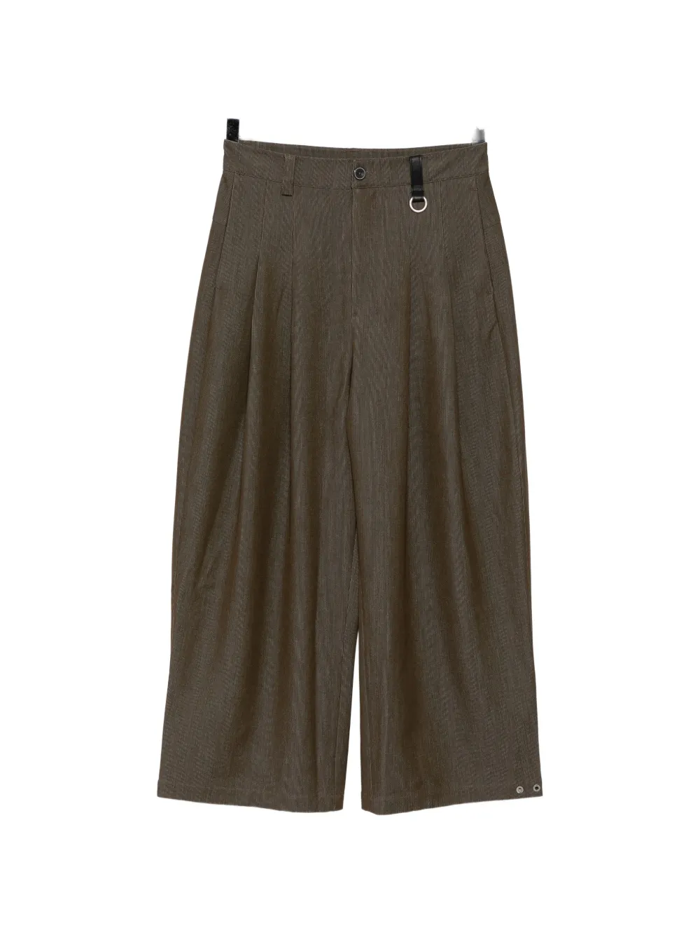 TEAM WANG design Reset wide-leg trousers - Verde