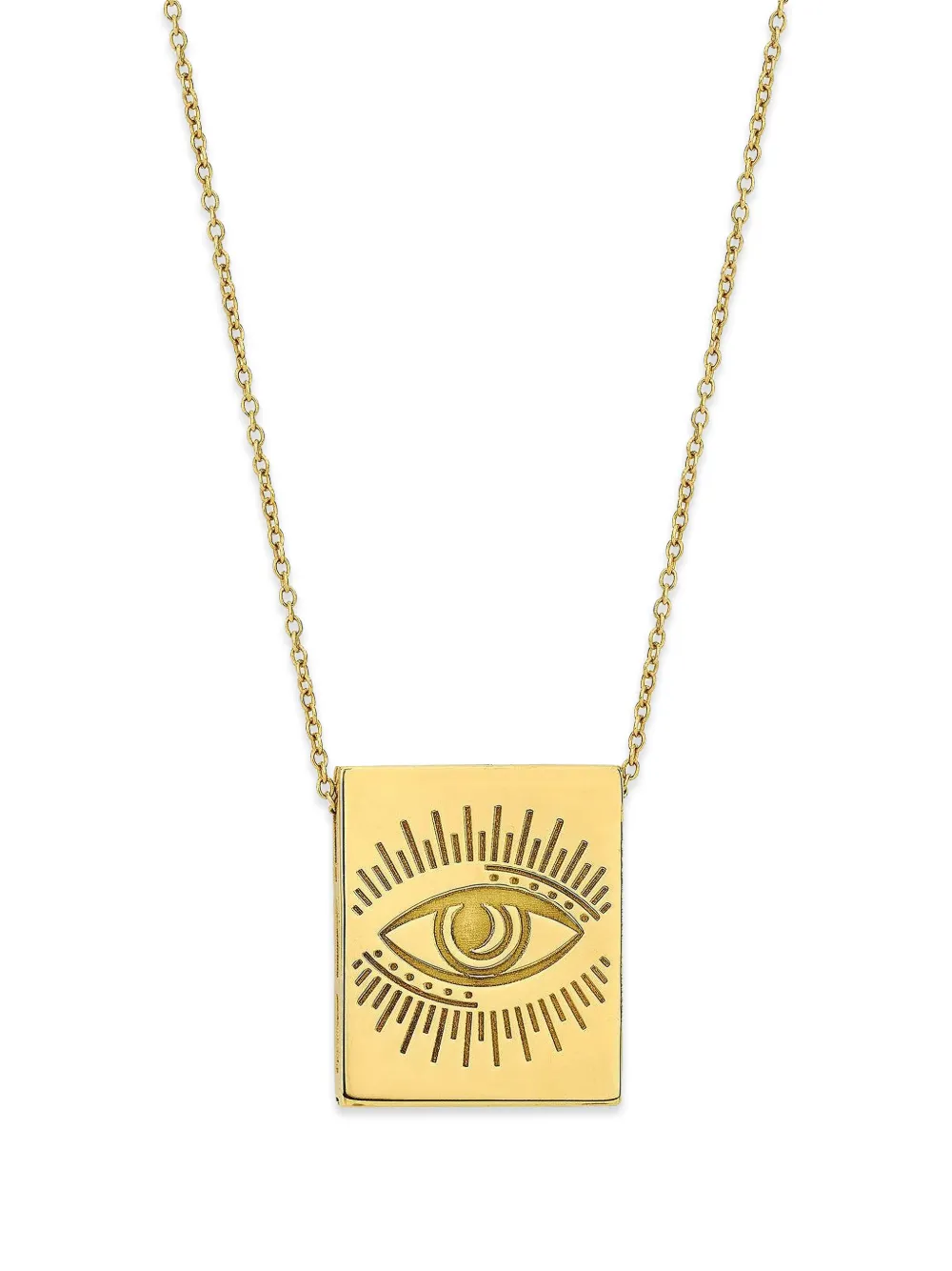 Carol Kauffmann Scapular eye necklace - Gold