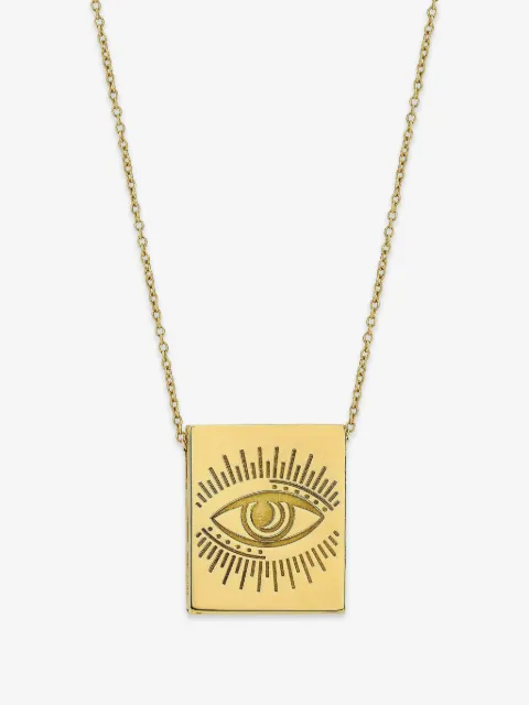 Carol Kauffmann collier Scapular à pendentif œil