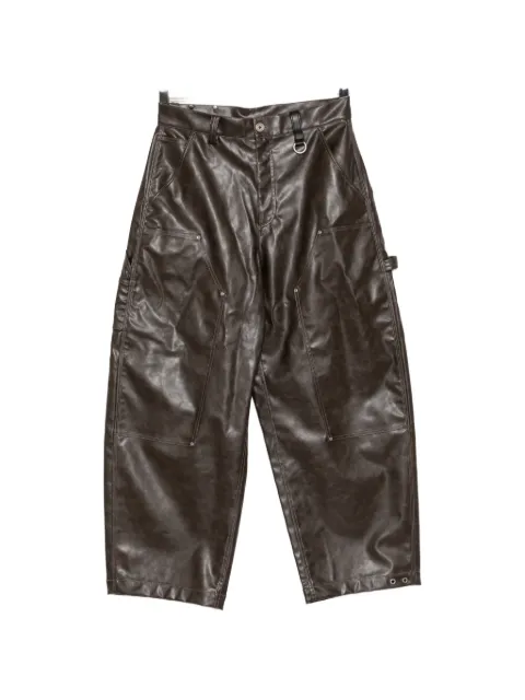 TEAM WANG design Reset wide-leg trousers