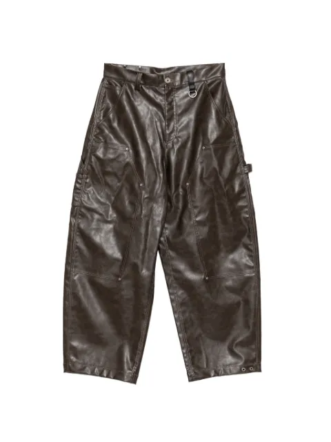 TEAM WANG design Reset wide-leg trousers