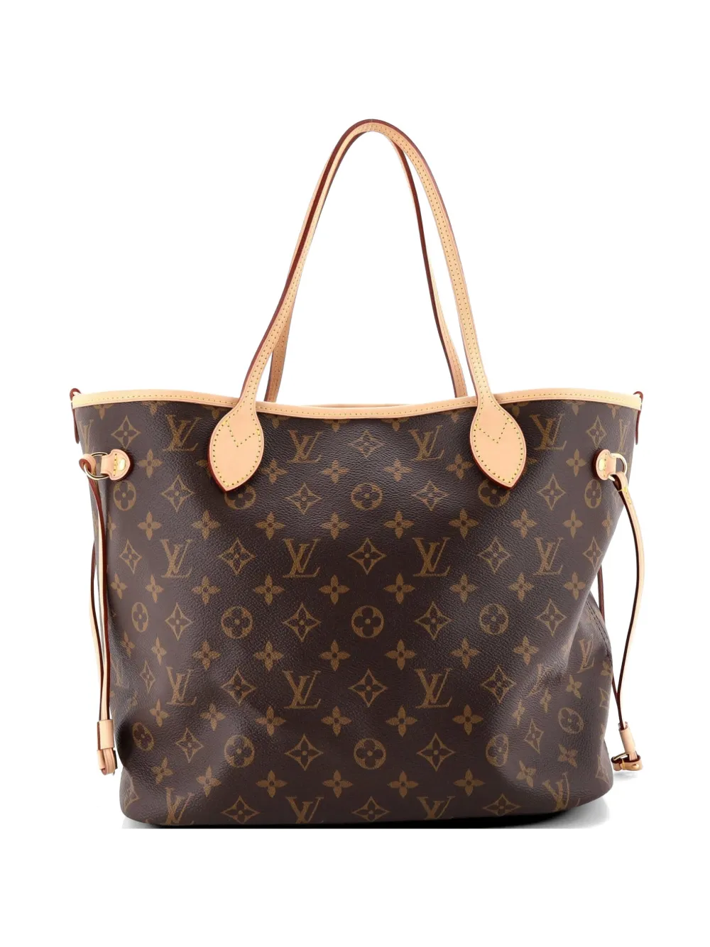 Louis Vuitton Pre-Owned Borsa tote Neverfull Bandouliere Inside Out Textile MM in tela con monogramma - Marrone
