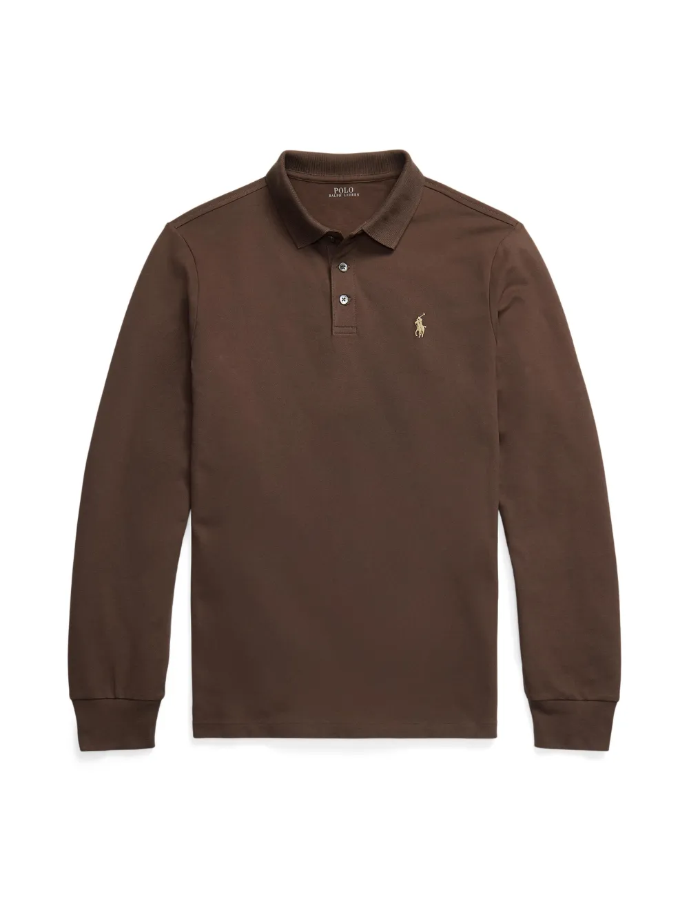 Polo Ralph Lauren custom slim fit mesh polo shirt - Braun