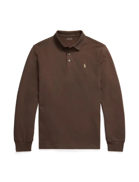 Polo Ralph Lauren custom slim fit mesh polo shirt