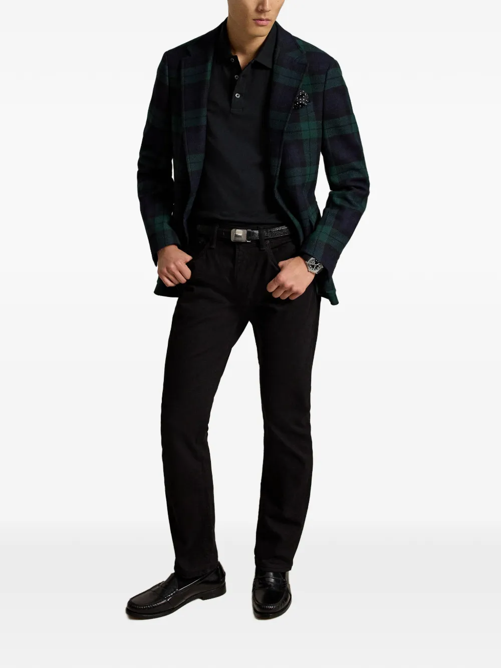 Polo Ralph Lauren Poloshirt met borduurwerk Zwart