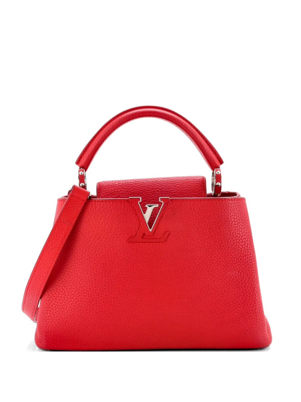 Louis Vuitton Pre-Owned Capucines Bag Leather BB satchel - Rosso