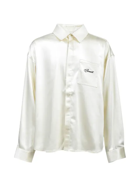 BREATH logo-embroidered shirt