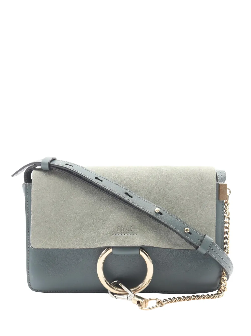 Chloé Pre-Owned 2010-2026 Faye crossbody bag - Blu