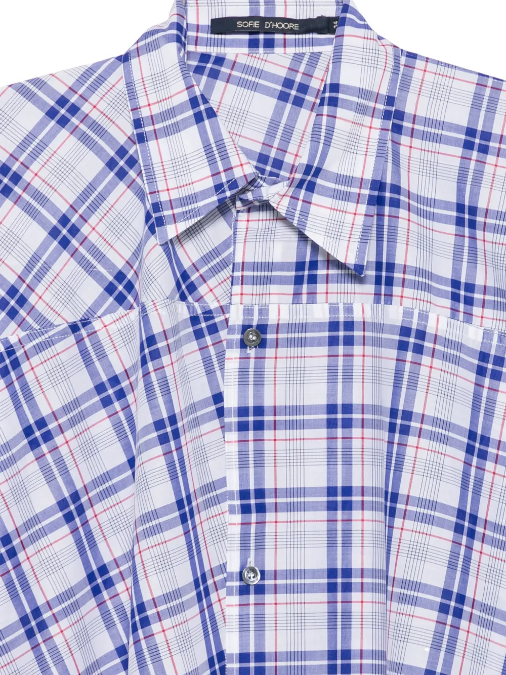 Sofie D'hoore Camicia A Quadri - Blu 