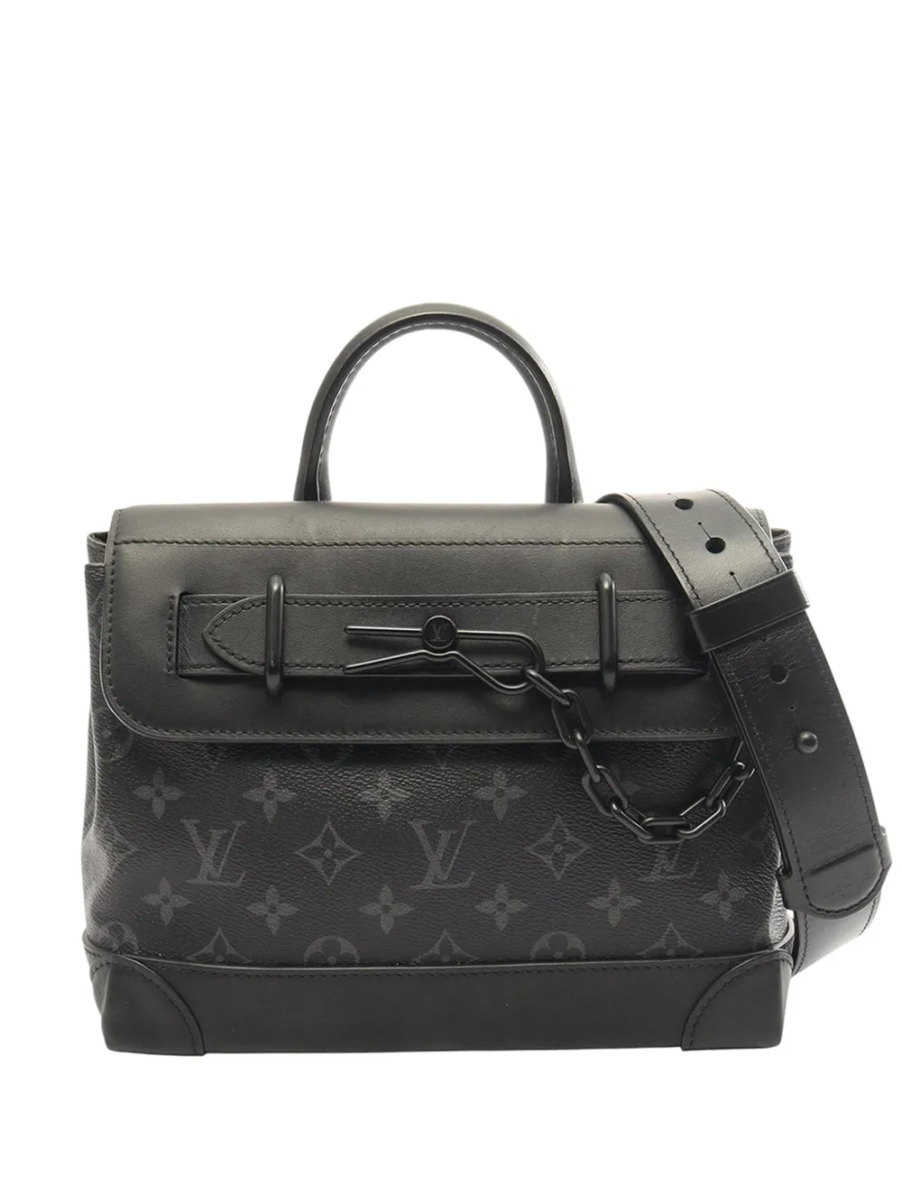 Louis Vuitton Pre-Owned 2021-2026 Monogram Eclipse Steamer PM satchel - Schwarz