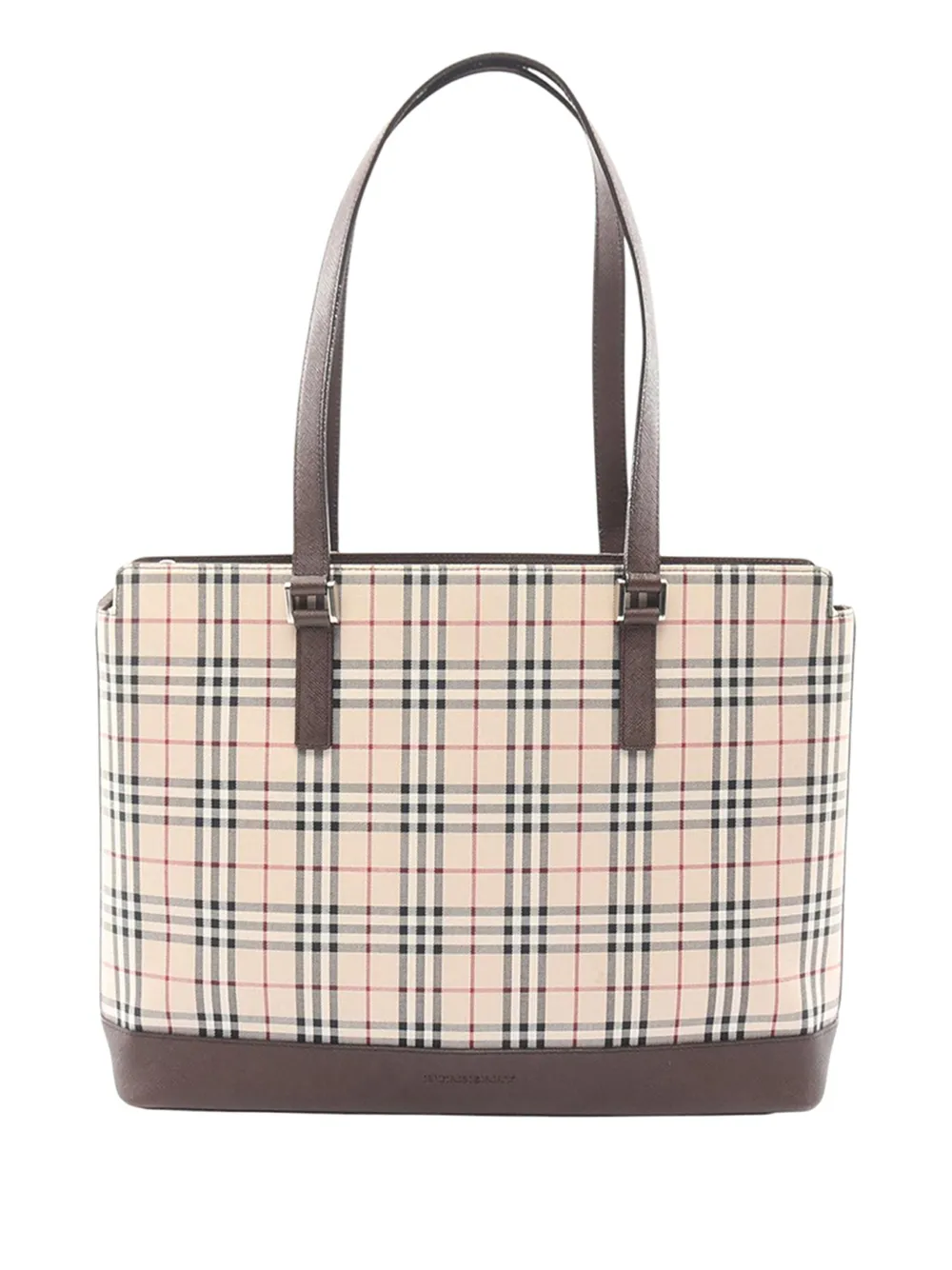 Burberry Pre-Owned 2000-2017 Nova Check Canvas tote bag - Nude