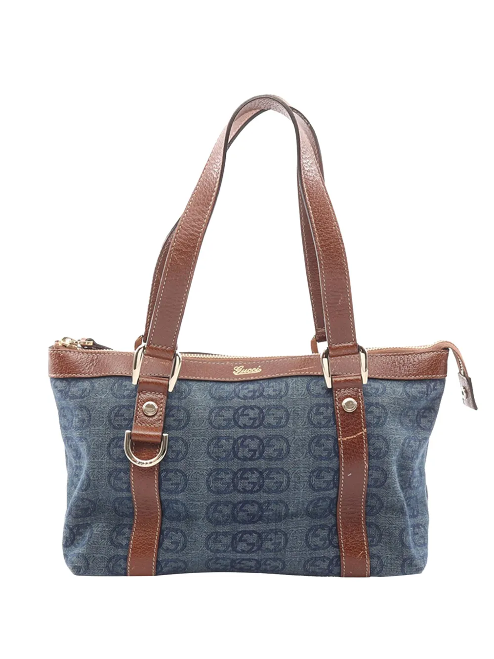 Gucci Pre-Owned Borsa tote Abbey D-Ring denim 2000-2015 - Blu