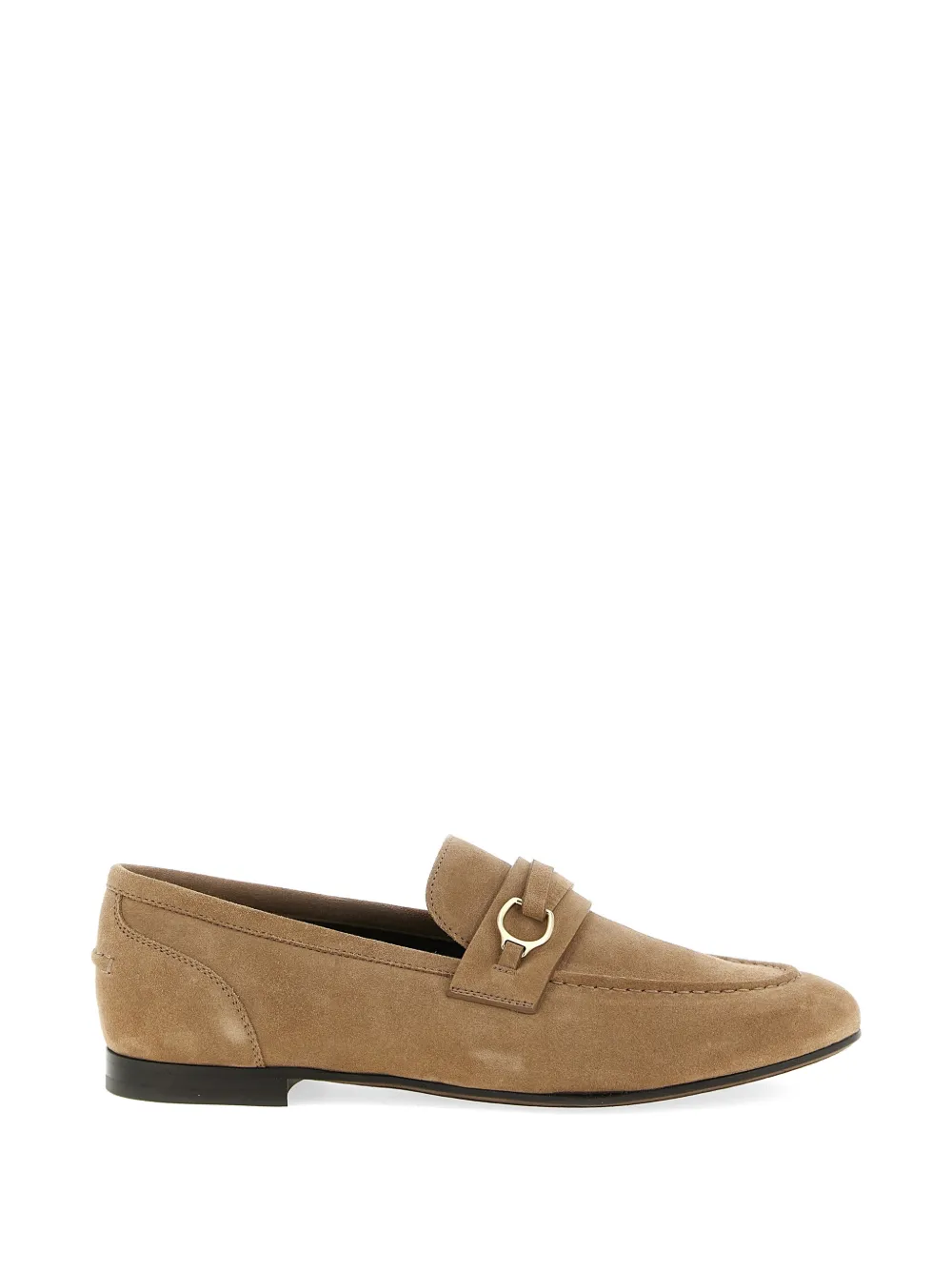 Brunello Cucinelli suede horsebit loafers - Toni neutri