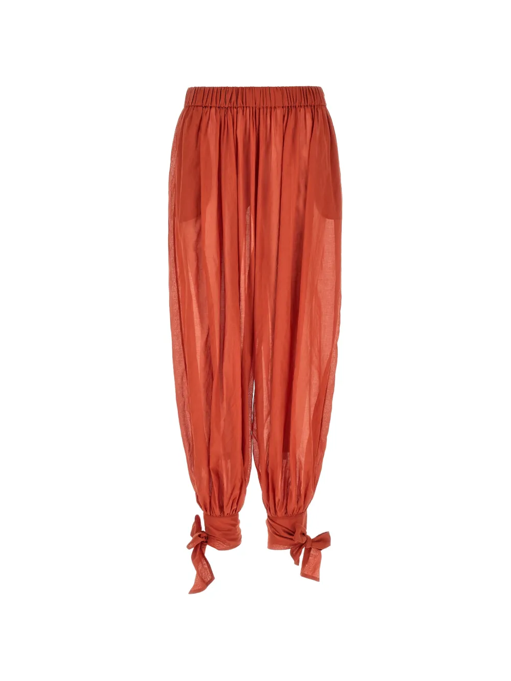 THE ANDAMANE Noor tie-cuff trousers - Orange