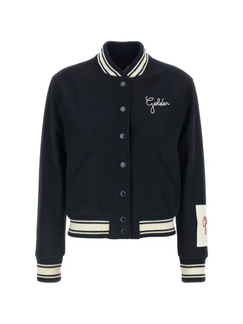 Golden Goose Dirce logo-embroidered bomber jacket