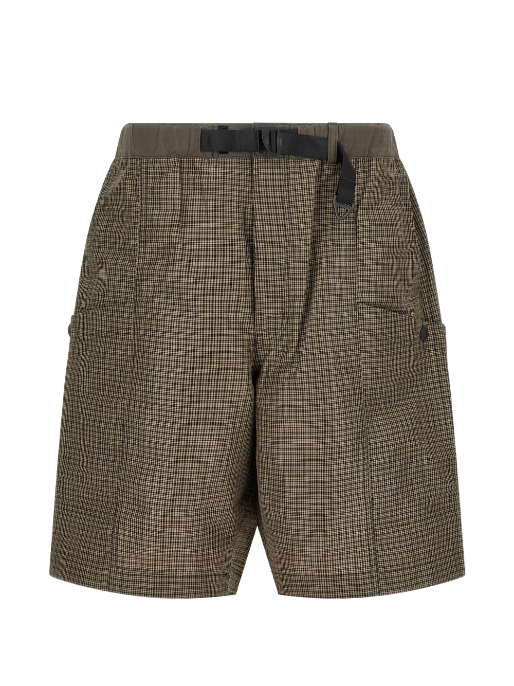 Comme des Garçons Homme Vichy micro-check bermuda shorts - Toni neutri