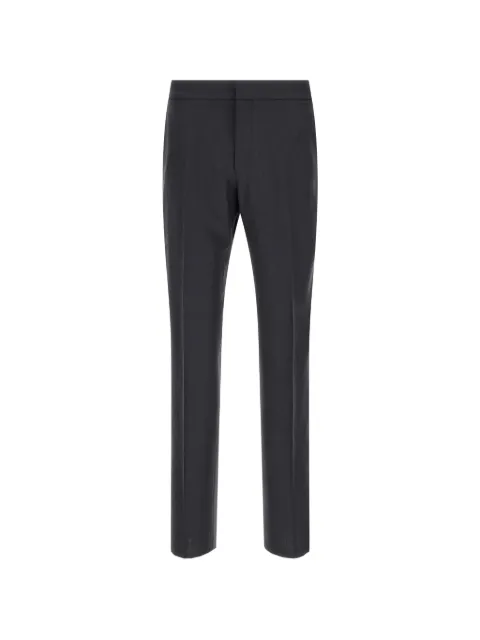 Zegna drawstring-waist linen trousers