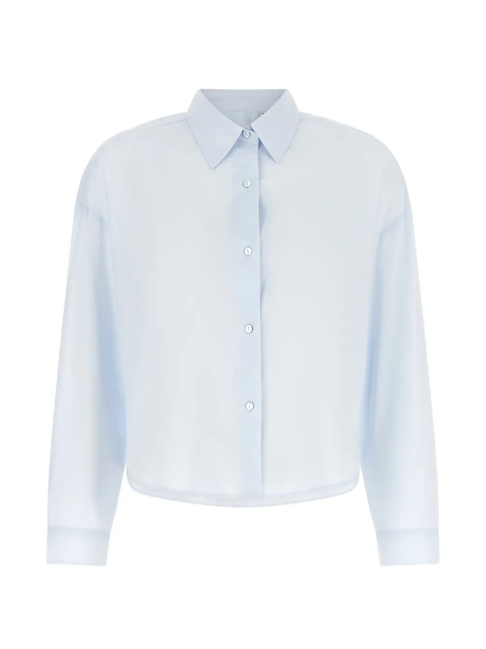 Xacus Heather cropped shirt - Blau