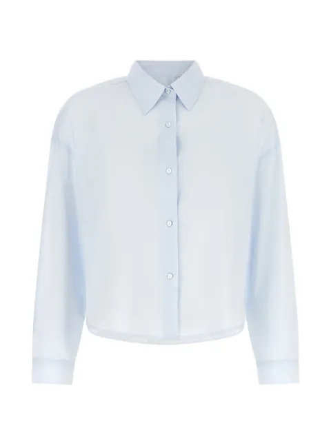 Xacus Heather cropped shirt