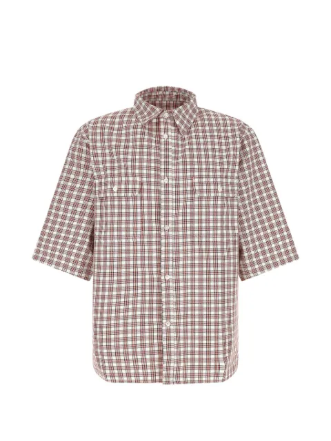 Willy Chavarria Corcoran houndstooth check shirt