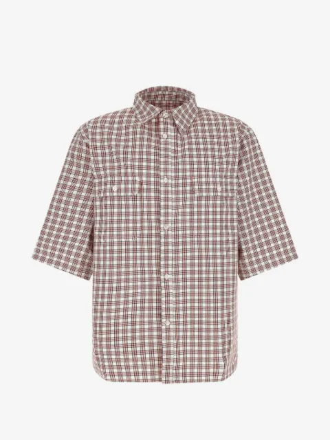 Willy Chavarria Corcoran houndstooth check shirt