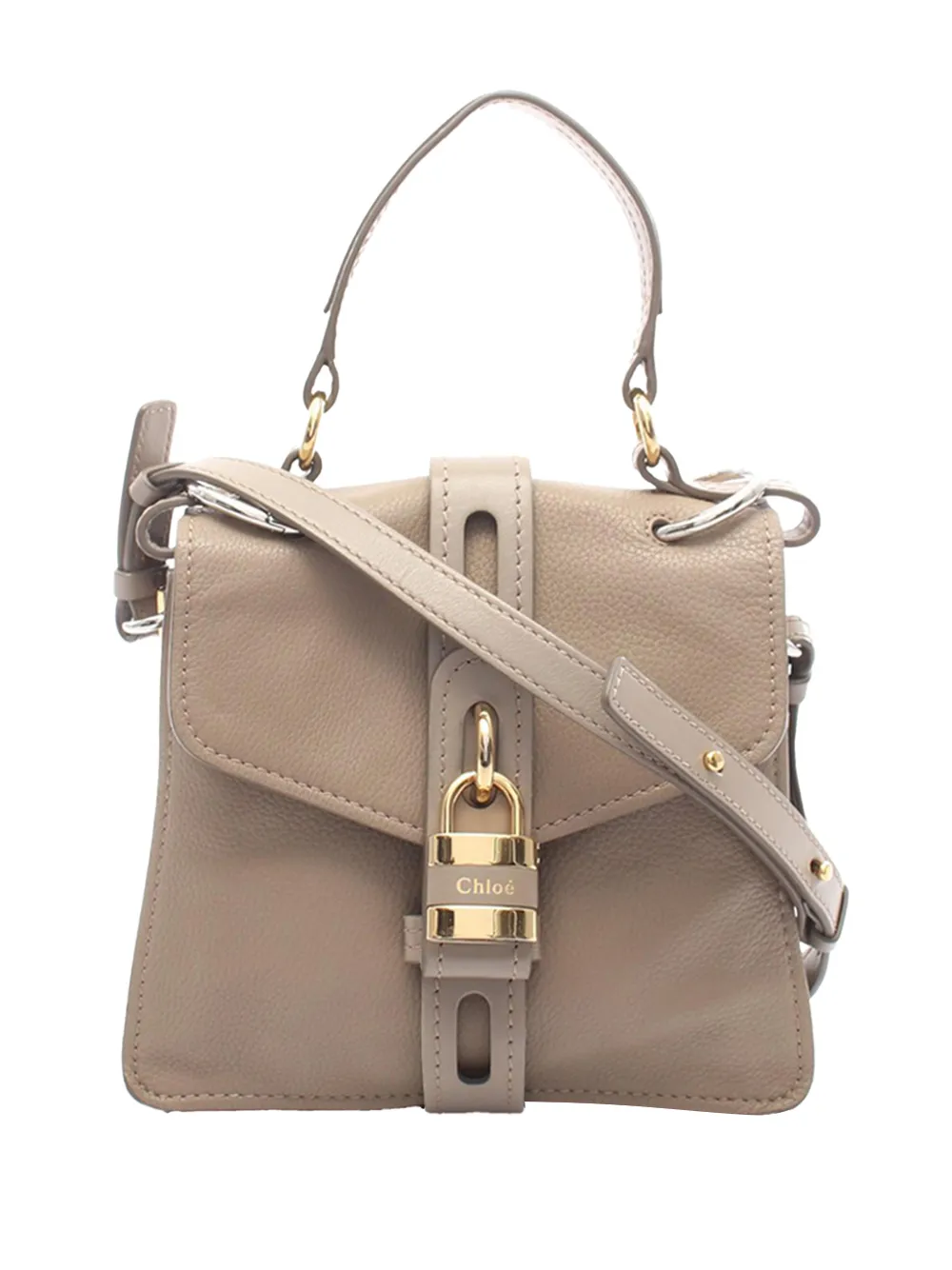 Chloé Pre-Owned 2010-2026 Leather Abbey Satchel handbag - Toni neutri