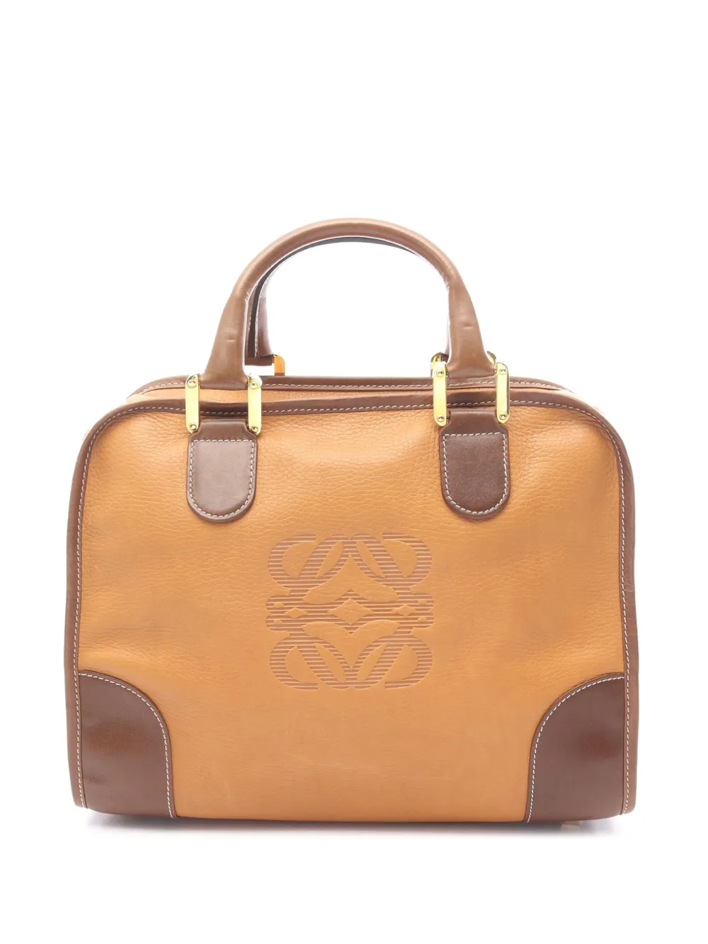 Loewe Pre-Owned 2010-2026 Leather Amazona 32 handbag - Marrone