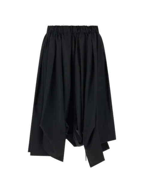 Comme Des Garçons asymmetric panelled shorts