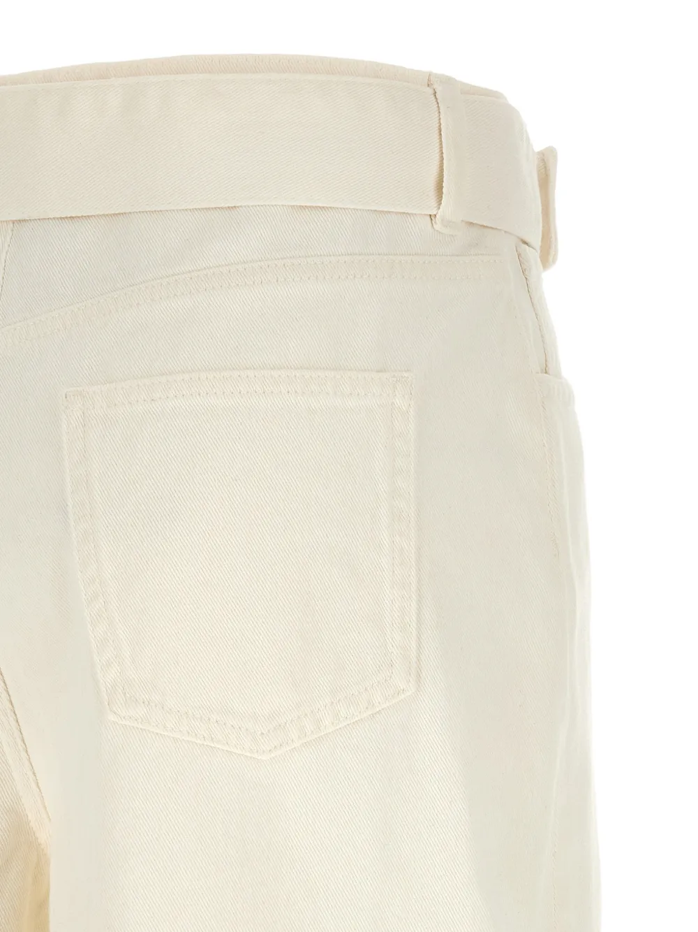 TWINSET Jeans met wijde pijpen Beige