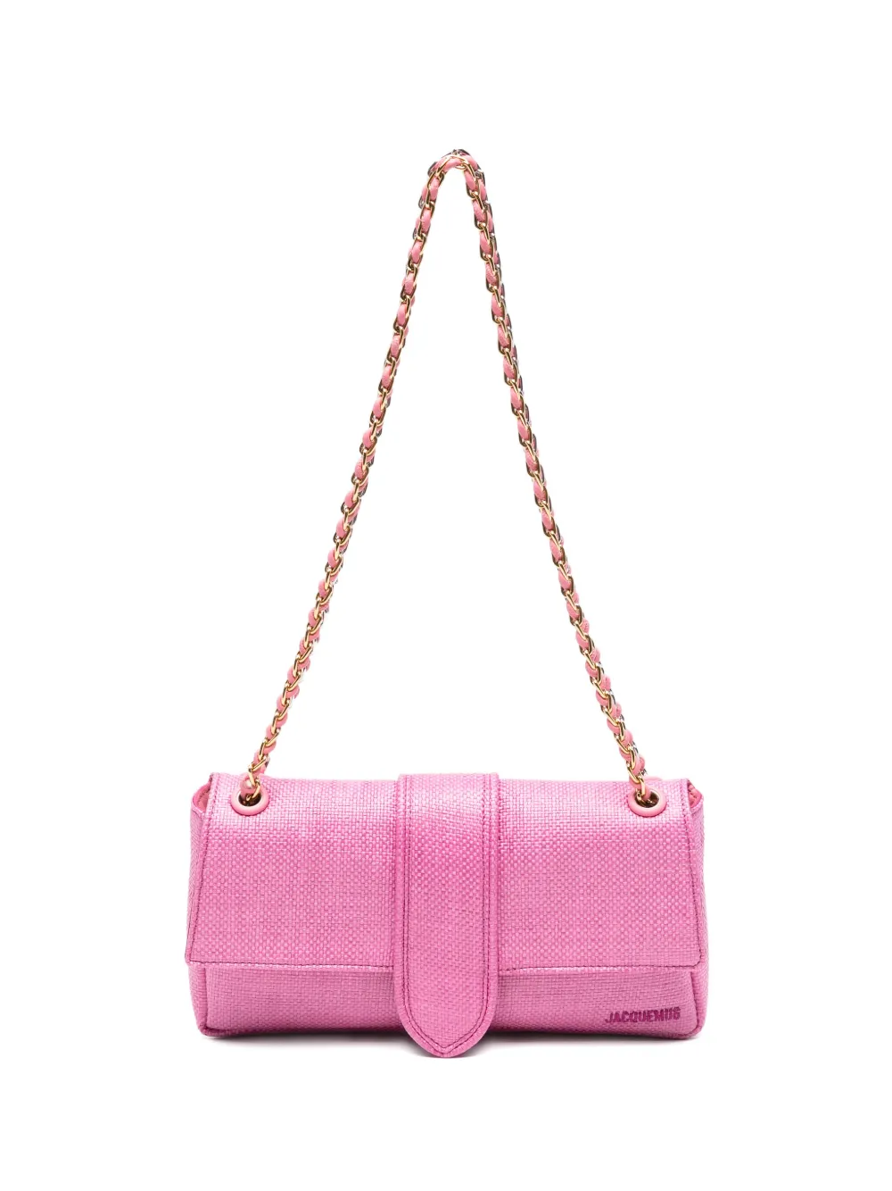 Jacquemus The Bambino chain shoulder bag - Pink