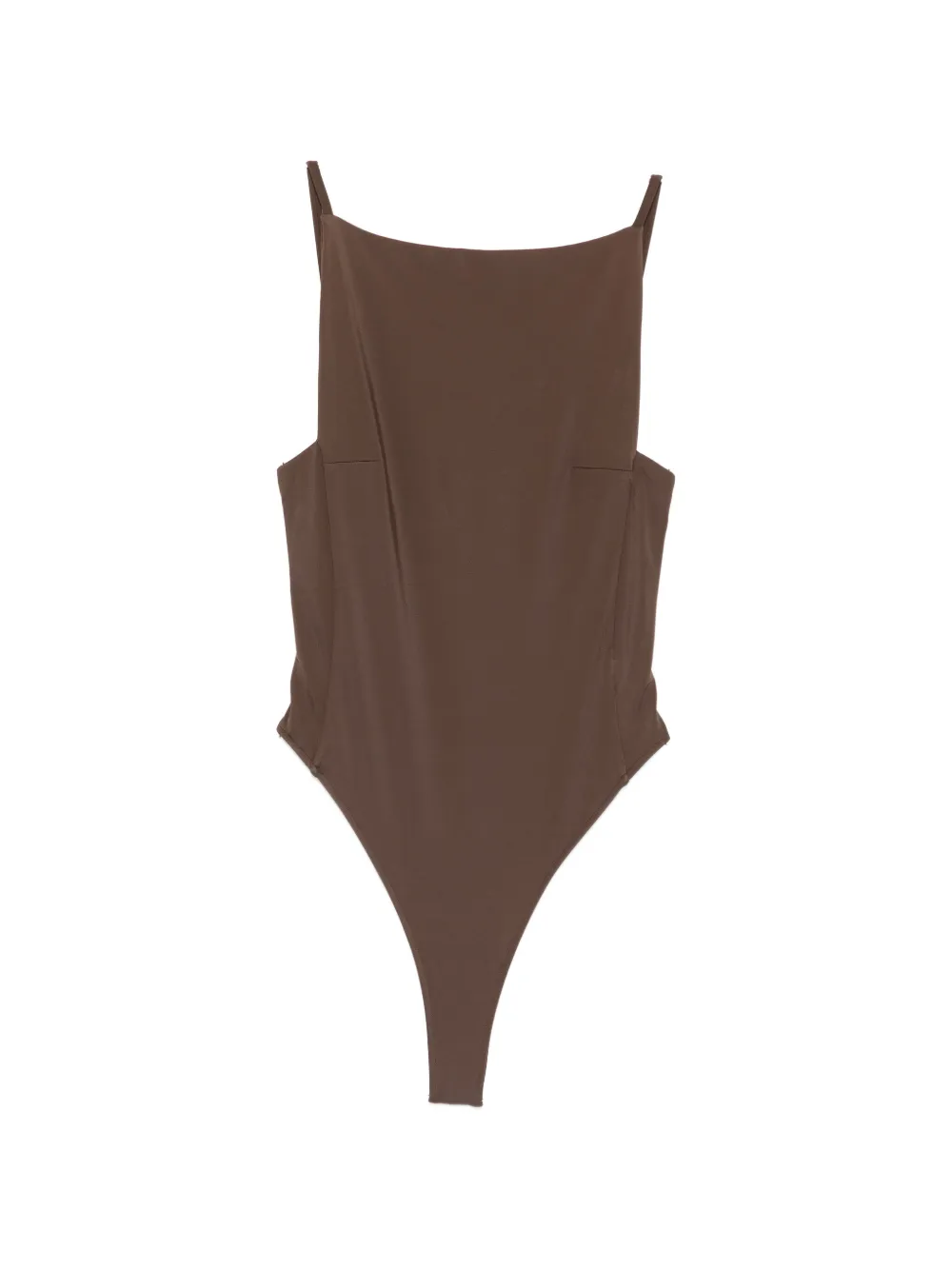 Jacquemus open-back swimsuit - Marrone
