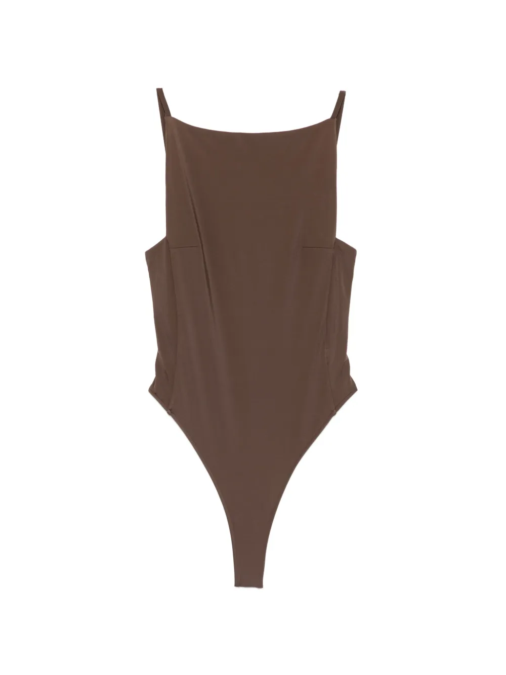 Jacquemus open-back swimsuit - Brown