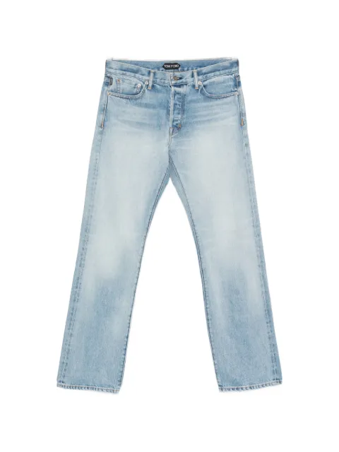 TOM FORD faded straight-leg jeans