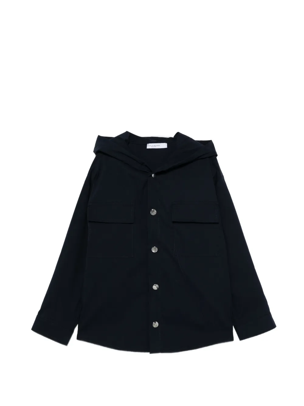 Paolo Pecora Kids hooded chest-pocket jacket - Blu