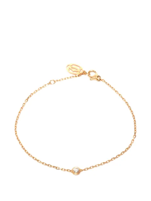 Cartier золотой браслет Damour с бриллиантами